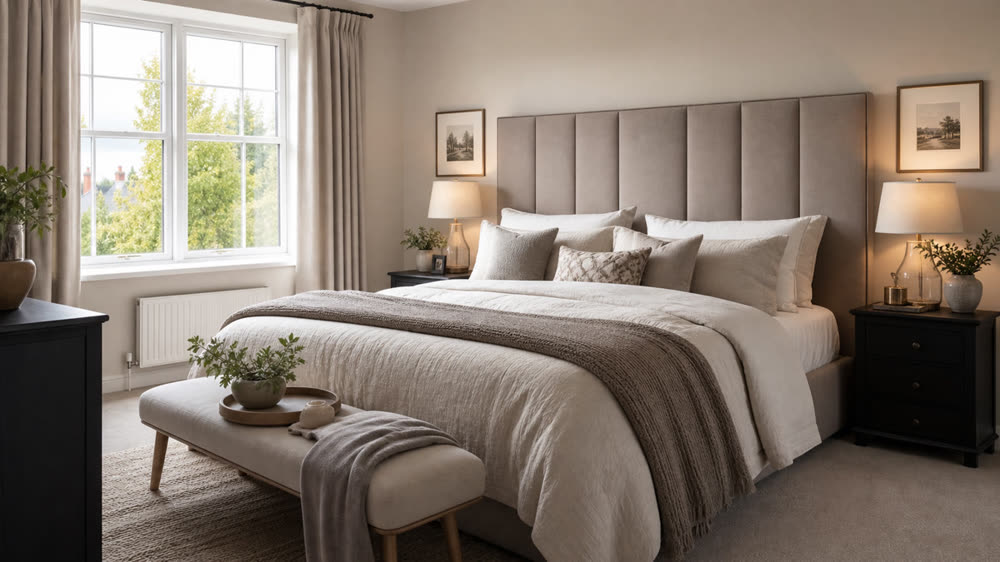 Bed style and headboard