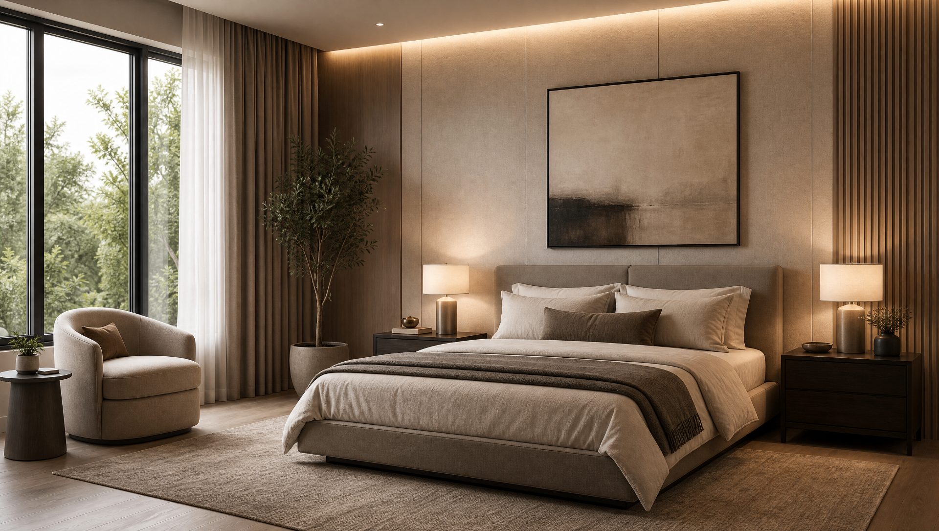 AI generated room redesign concept from a real photo