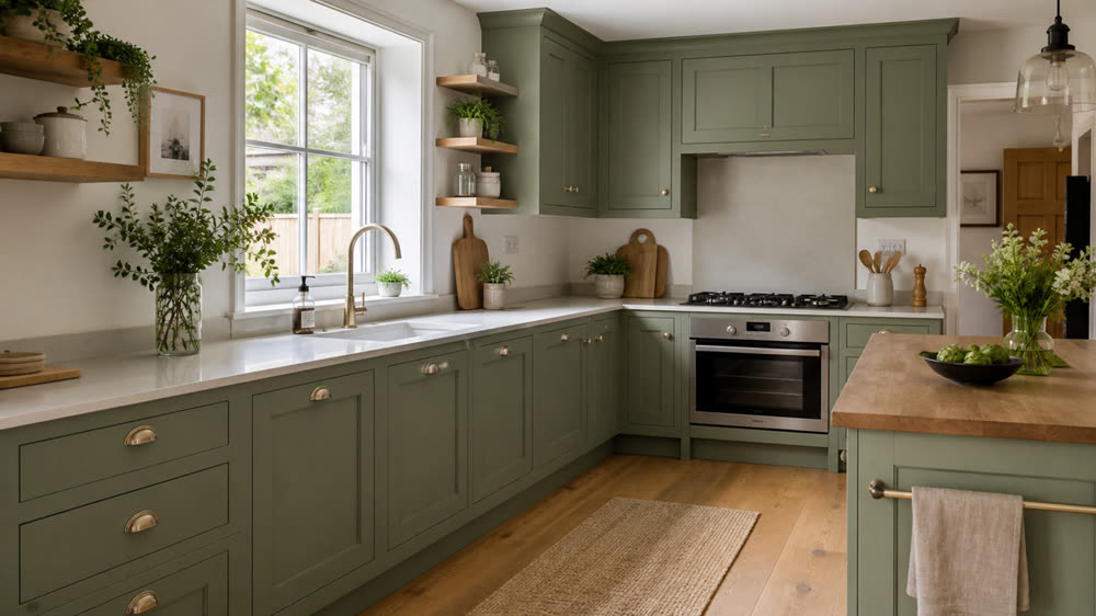 Cabinet colour and finish