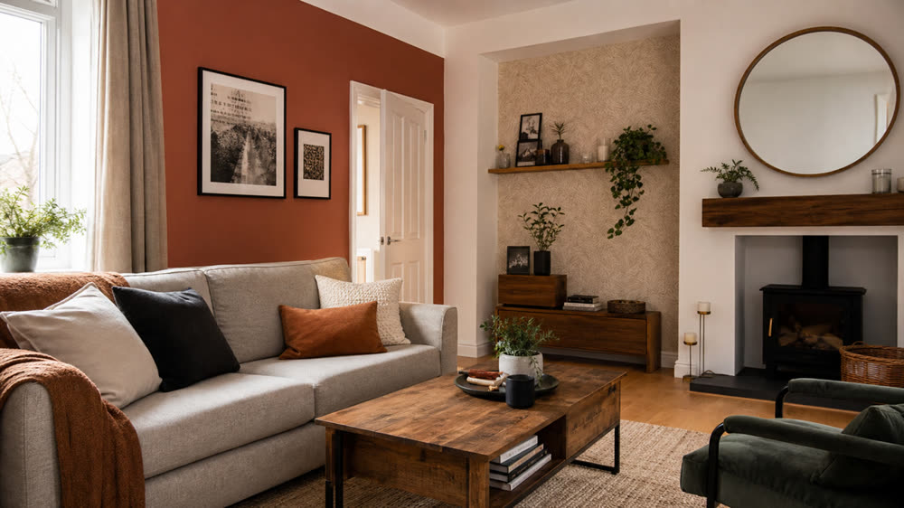 Wall paint and wallpaper