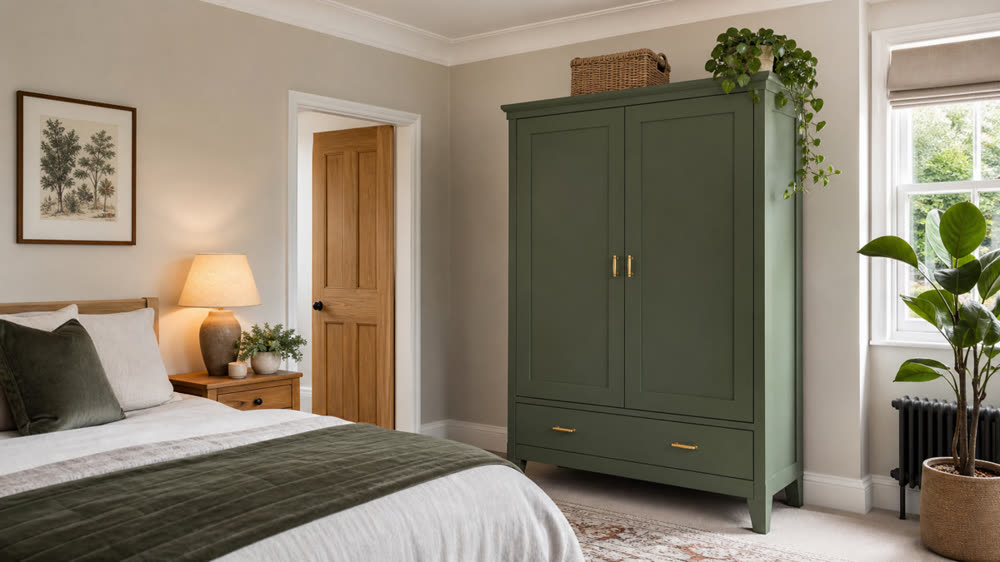 Painted freestanding wardrobes