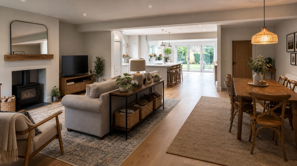 Open-plan layouts